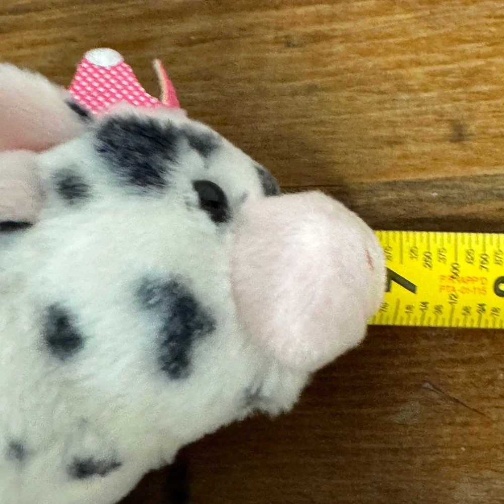 Douglas Plush Spotted Pig Ballerina with Pink Glitter Crown and Tutu‎ 7 Inch
